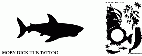 Moby Dick Tub Tattoo